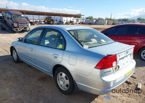 2003 Honda Civic Hybrid z USA, uszkodzony, nr VIN JHMES96643S025197